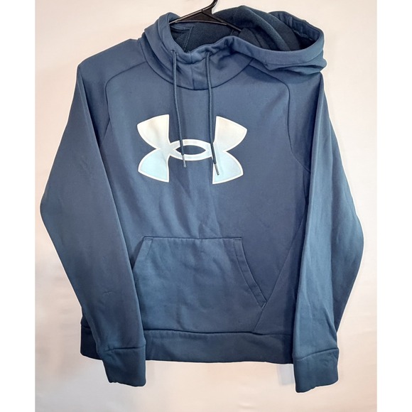 Under Armour Tops - Womens Under Armour Teal Blue Loose Fit Lightweight Hoodie Sweatshirt XS
